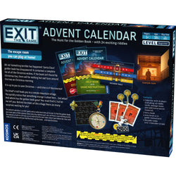 EXIT: Advent Calendar - The Hunt for the Golden Book (ONLINE ORDER ONLY)