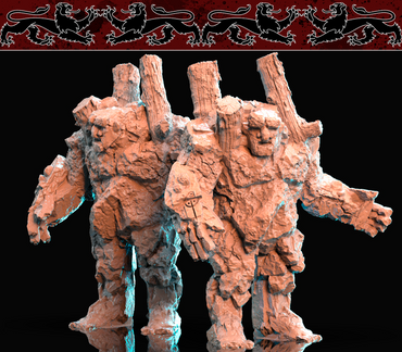 3D Printed Nafarrate Golem Bestiary Vol. 1 Bestiary Creatures Volume 1 28mm 32mm D&D (Online Only)