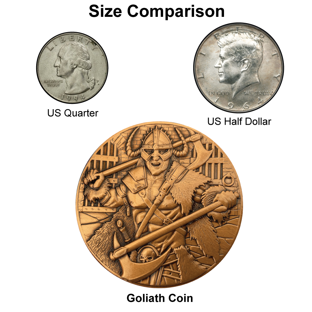 Goliath Coins: Tarrasque 011 (ONLINE ORDER ONLY)