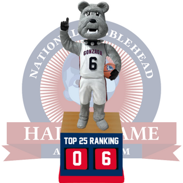 Gonzaga Bulldogs Basketball Top 25 Ranking Tracker Bobblehead (Presale) (ONLINE ORDER ONLY)