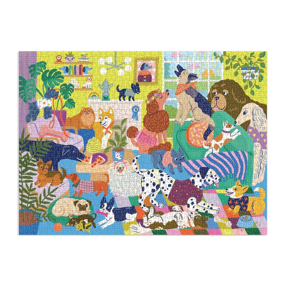 Good Dog Club 1000 Piece Jigsaw Puzzle Mudpuppy
