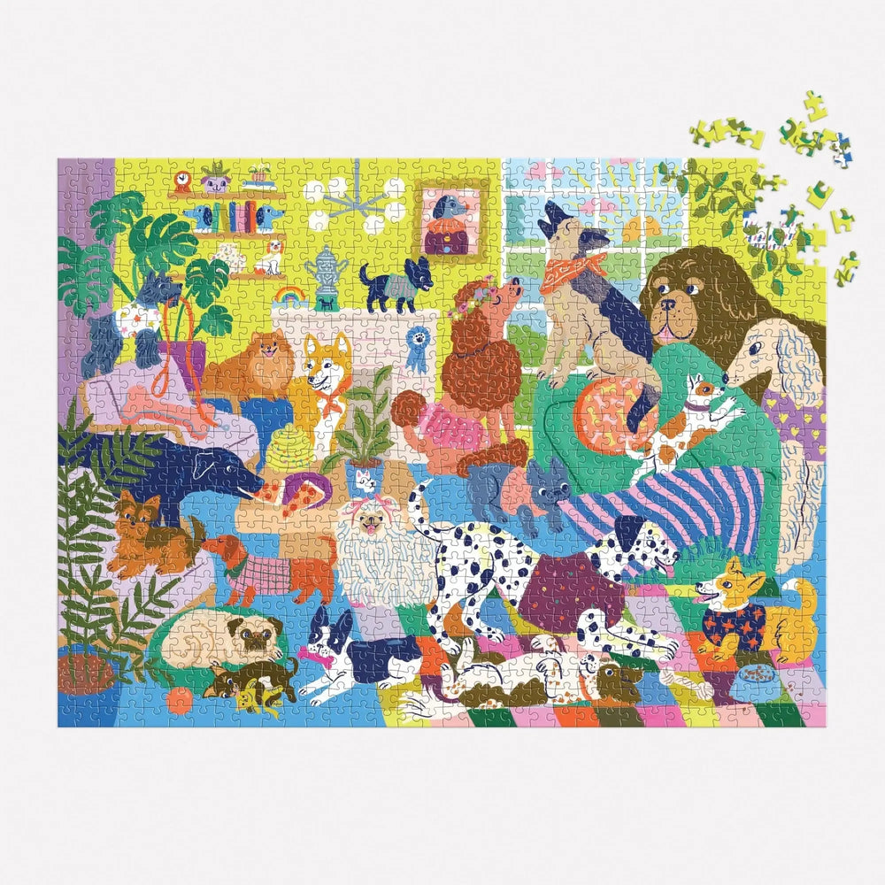 Good Dog Club 1000 Piece Jigsaw Puzzle Mudpuppy