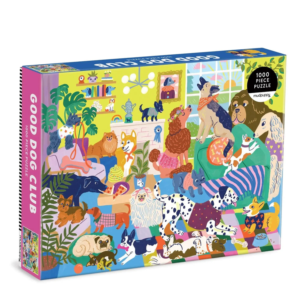 Good Dog Club 1000 Piece Jigsaw Puzzle Mudpuppy