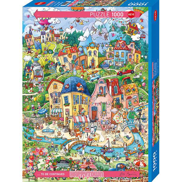 Good Morning! Happytown 1000 Piece Jigsaw Puzzle Heye (ONLINE ORDER ONLY)