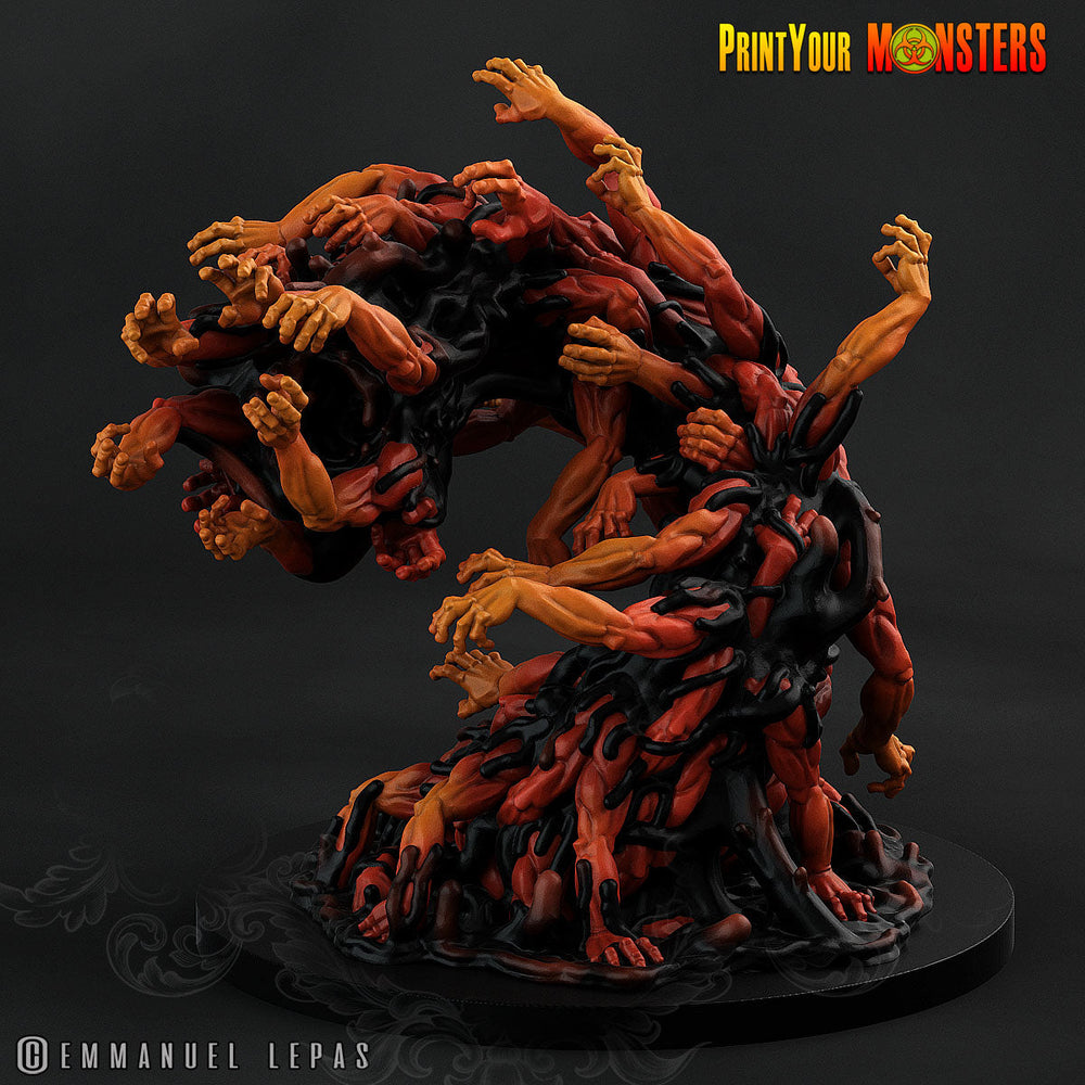 3D Printed Print Your Monster the Abyssal Hand Horrors - Gortha Shadow Worm 28mm 32mm D&D (Online Only)