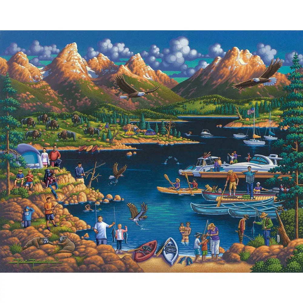 Grand Teton National Park 210 Piece Jigsaw Puzzle Dowdle (ONLINE ORDER ONLY)
