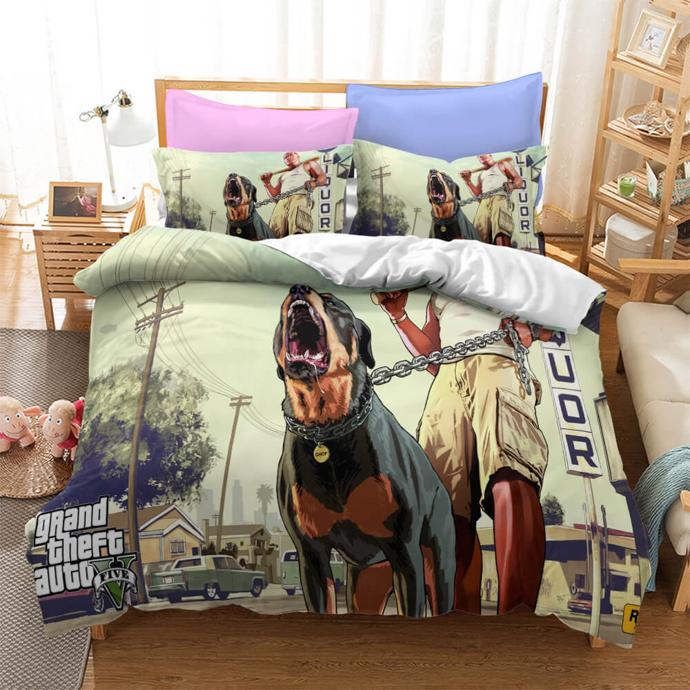 Grand Theft Auto Cosplay Bedding Set Quilt Cover Without Filler (Online Order Only)