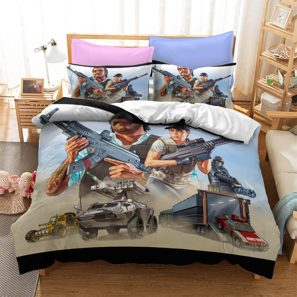 Grand Theft Auto Cosplay Bedding Set Quilt Cover Without Filler (Online Order Only)