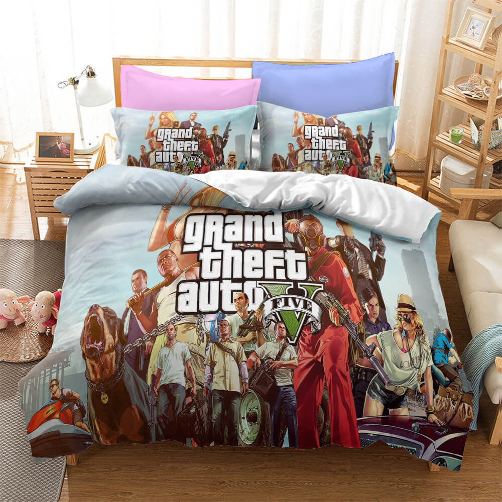 Grand Theft Auto Cosplay Bedding Set Quilt Cover Without Filler (Online Order Only)