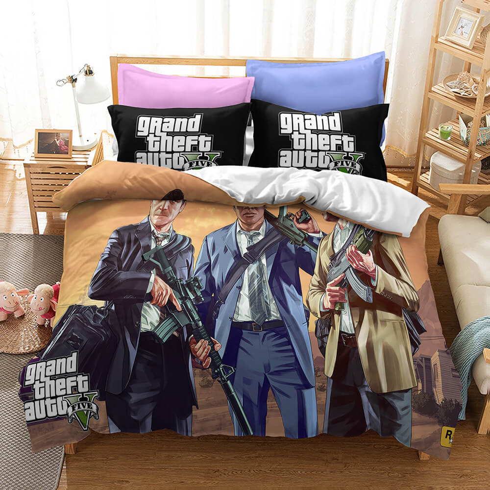 Grand Theft Auto Cosplay Bedding Set Quilt Cover Without Filler (Online Order Only)