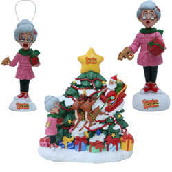 Grandma Got Run Over by a Reindeer Bobbleheads (ONLINE ORDER ONLY)