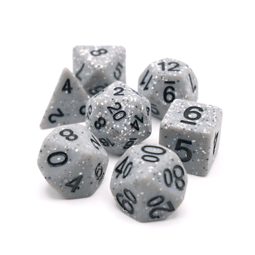 Granite Malphite - 7 Piece DnD Dice Set | Acrylic RPG Gaming Dice (ONLINE ORDER ONLY)