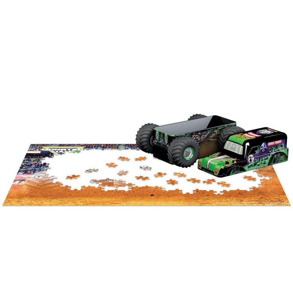 Grave Digger Monster Jam 550 Piece Jigsaw Puzzle in Tin Eurographics (ONLINE ORDER ONLY)