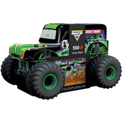 Grave Digger Monster Jam 550 Piece Jigsaw Puzzle in Tin Eurographics (ONLINE ORDER ONLY)