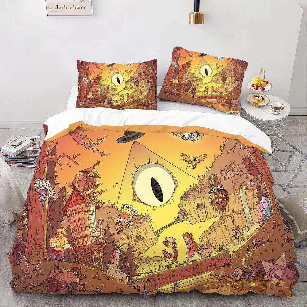 Gravity Falls Bill Cipher Bedding Set Quilt Cover Without Filler (Online Order Only)