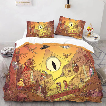Gravity Falls Bill Cipher Bedding Set Quilt Cover Without Filler (Online Order Only)