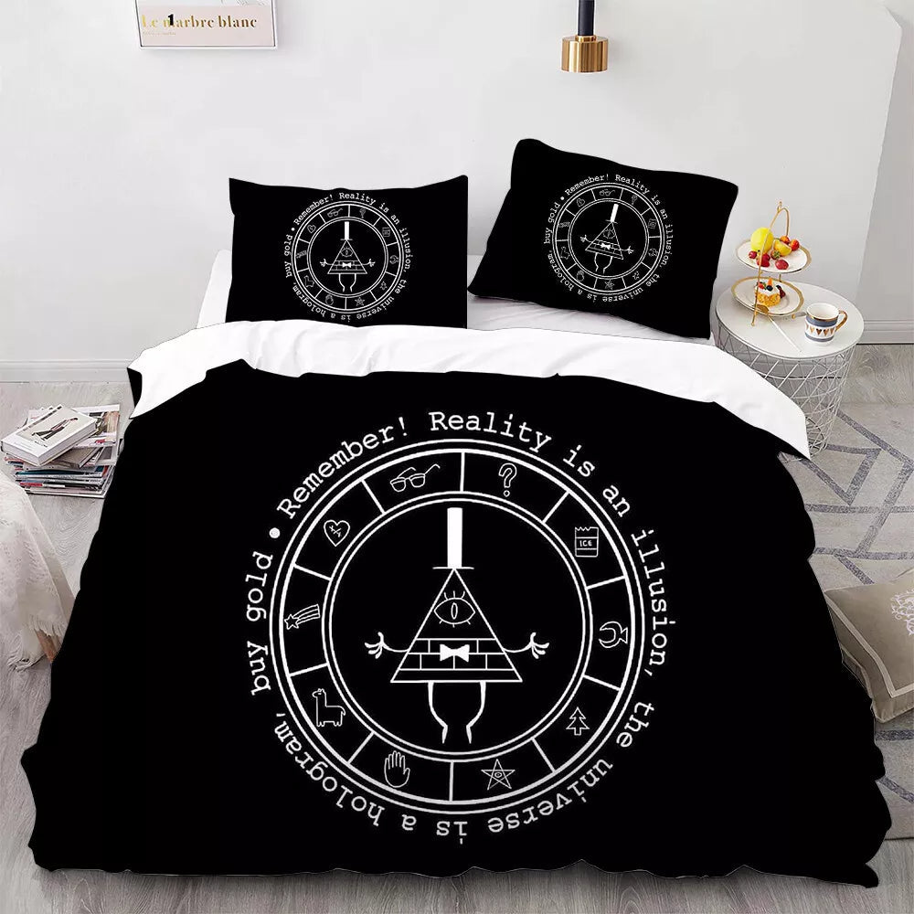 Gravity Falls Bill Cipher Bedding Set Quilt Cover Without Filler (Online Order Only)