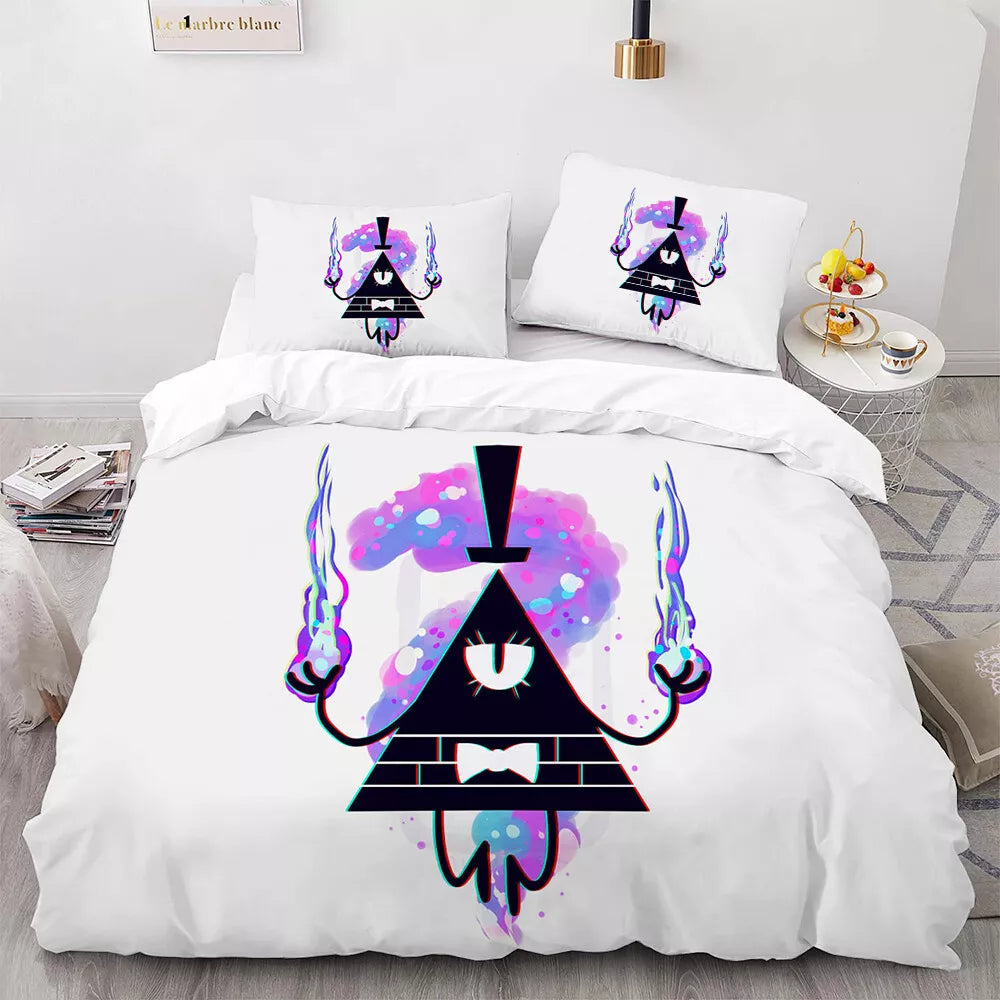 Gravity Falls Bill Cipher Bedding Set Quilt Cover Without Filler (Online Order Only)