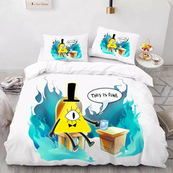 Gravity Falls Bill Cipher Bedding Set Quilt Cover Without Filler (Online Order Only)