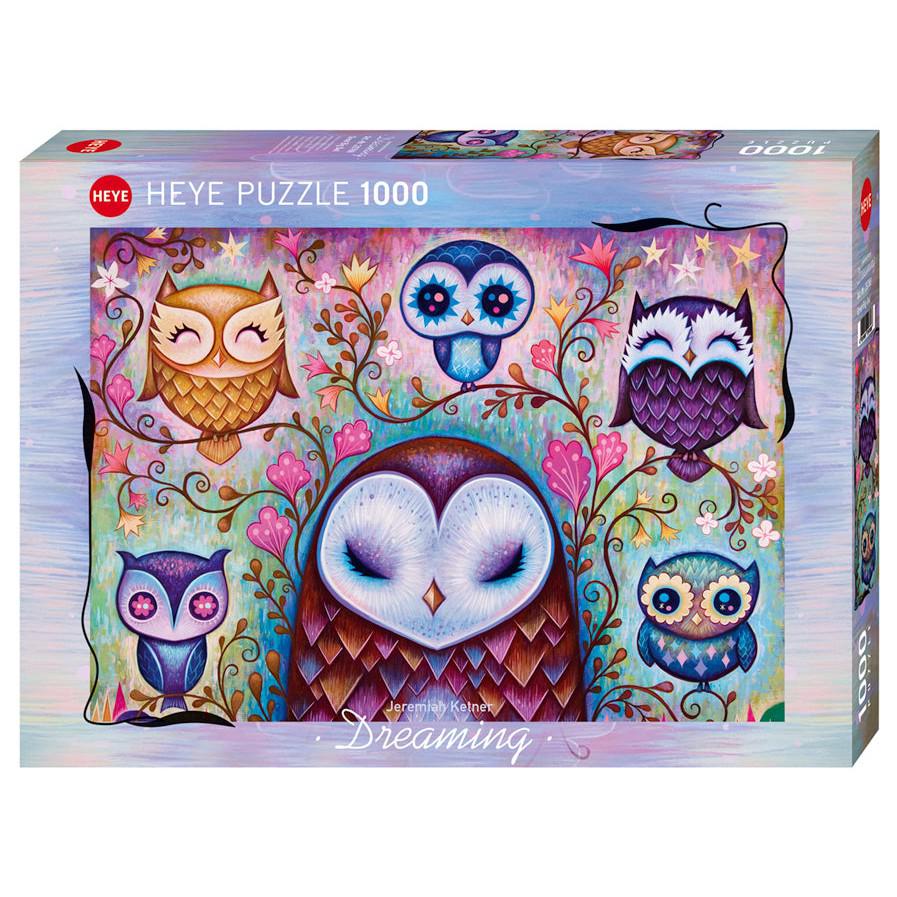 Great Big Owl Dreaming 1000 Piece Jigsaw Puzzle Heye (ONLINE ORDER ONLY)