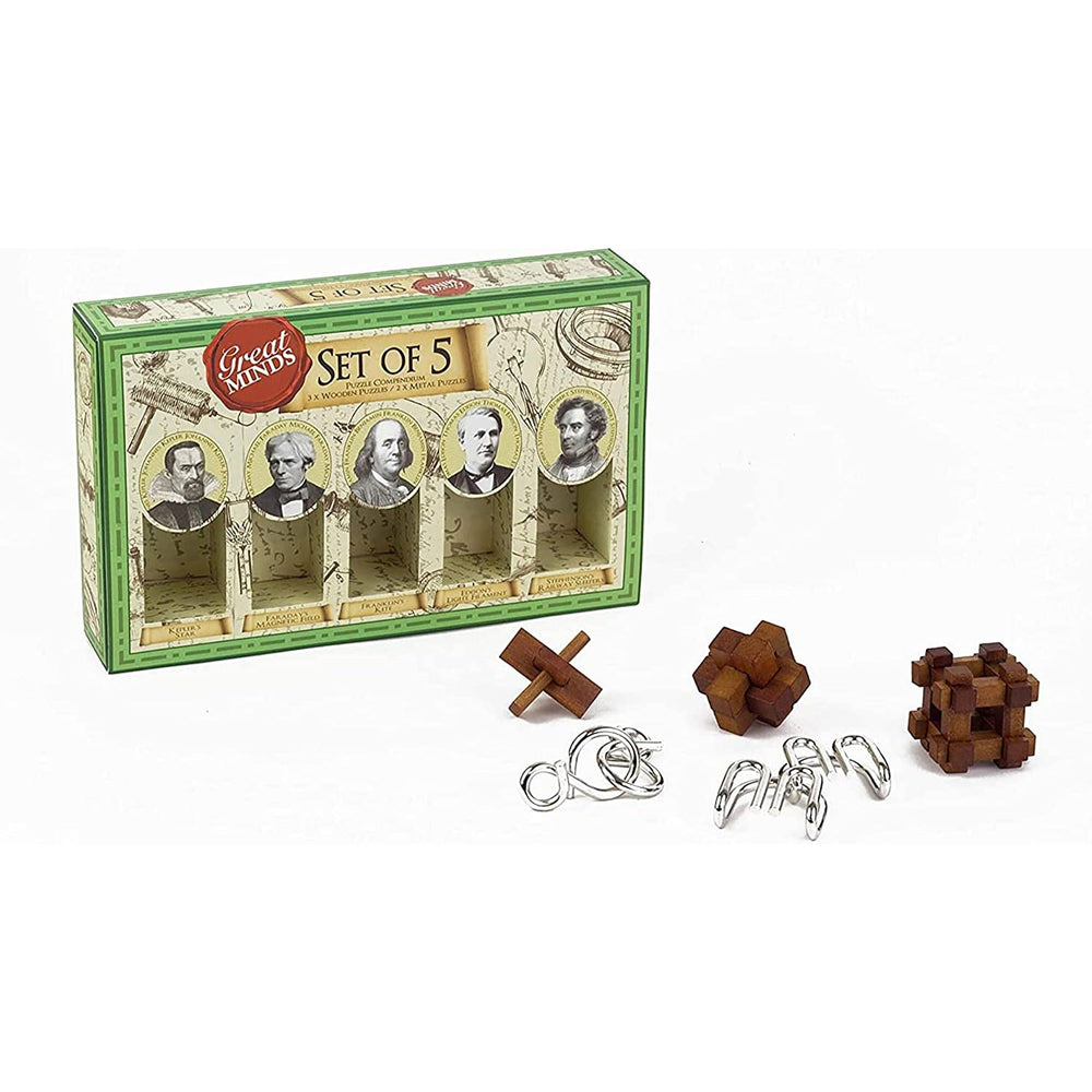 Great Minds Set of 5 3D Puzzles Professor Puzzle (ONLINE ORDER ONLY)