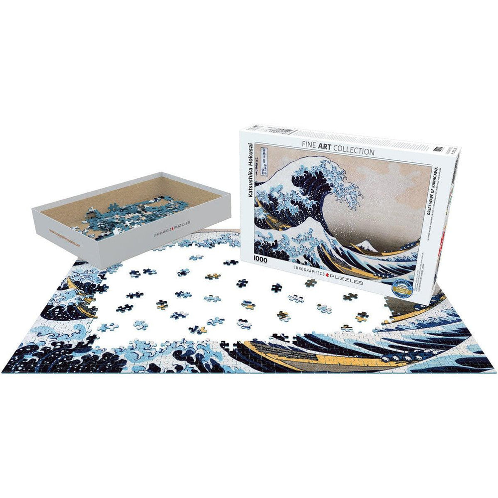 Great Wave off Kanagawa 1000 Piece Jigsaw Puzzle Eurographics (ONLINE ORDER ONLY)