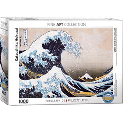 Great Wave off Kanagawa 1000 Piece Jigsaw Puzzle Eurographics (ONLINE ORDER ONLY)