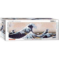 Great Wave off Kanagawa 1000 Piece Panoramic Jigsaw Puzzle Eurographics (ONLINE ORDER ONLY)