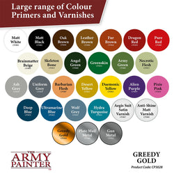 Army Painter Colour Primer: Greedy Gold (ONLINE ORDER ONLY)
