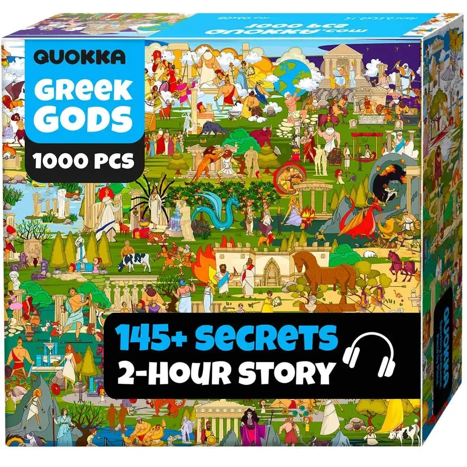 Greek Gods "Seek & See" 1000 Piece Jigsaw Puzzle Quokka
