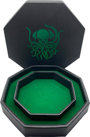 Green Cthulhu - Tray of Holding™ Dice Tray by Norse Foundry (ONLINE ORDER ONLY)