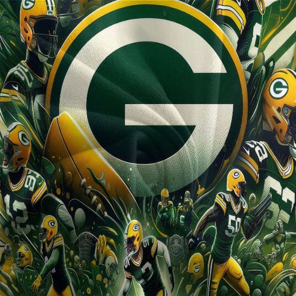 Green Bay Packers Bedding Set Duvet Cover Without Filler (Online Order Only)