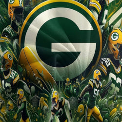 Green Bay Packers Bedding Set Duvet Cover Without Filler (Online Order Only)