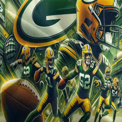 Green Bay Packers Bedding Set Duvet Cover Without Filler (Online Order Only)