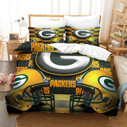 Green Bay Packers Bedding Set Duvet Cover Without Filler (Online Order Only)