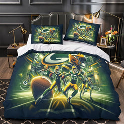 Green Bay Packers Bedding Set Duvet Cover Without Filler (Online Order Only)