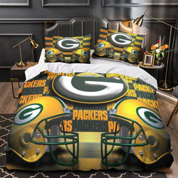 Green Bay Packers Bedding Set Duvet Cover Without Filler (Online Order Only)