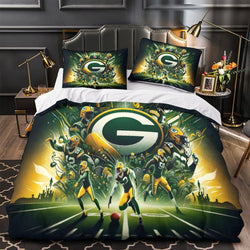 Green Bay Packers Bedding Set Duvet Cover Without Filler (Online Order Only)
