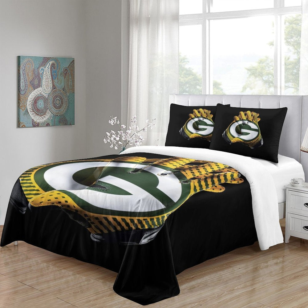 Green Bay Packers Bedding Set Duvet Cover Without Filler (Online Order Only)