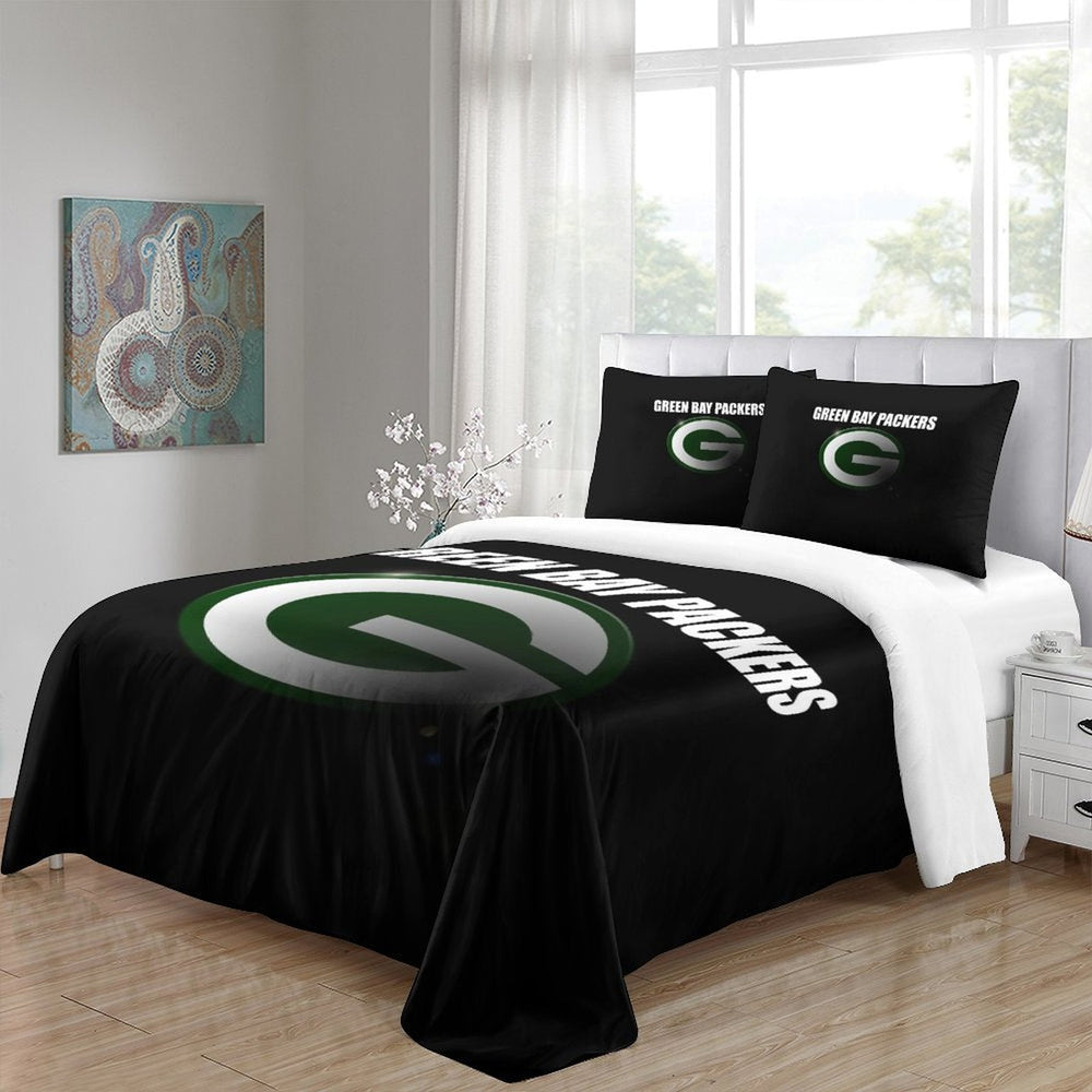 Green Bay Packers Bedding Set Duvet Cover Without Filler (Online Order Only)