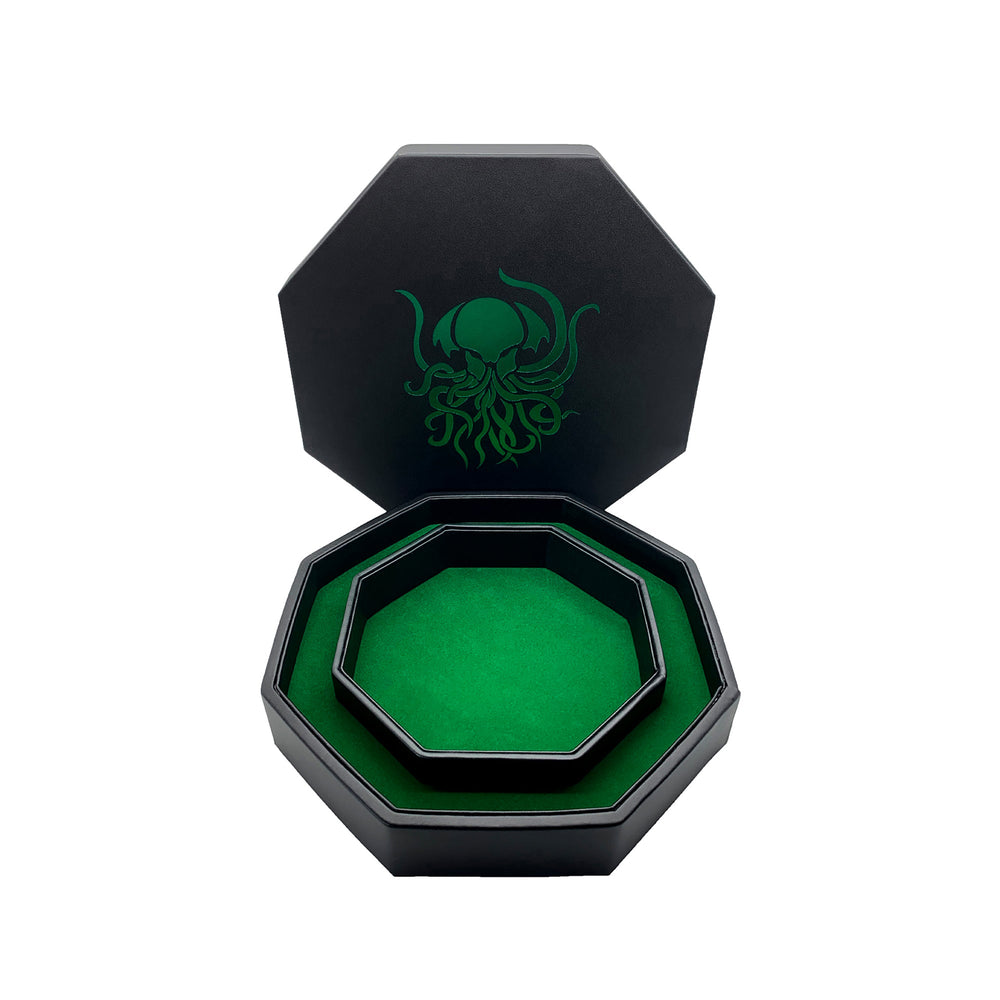 Green Cthulhu - Tray of Holding™ Dice Tray by Norse Foundry