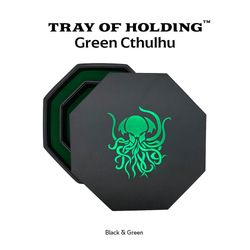 Green Cthulhu - Tray of Holding™ Dice Tray by Norse Foundry
