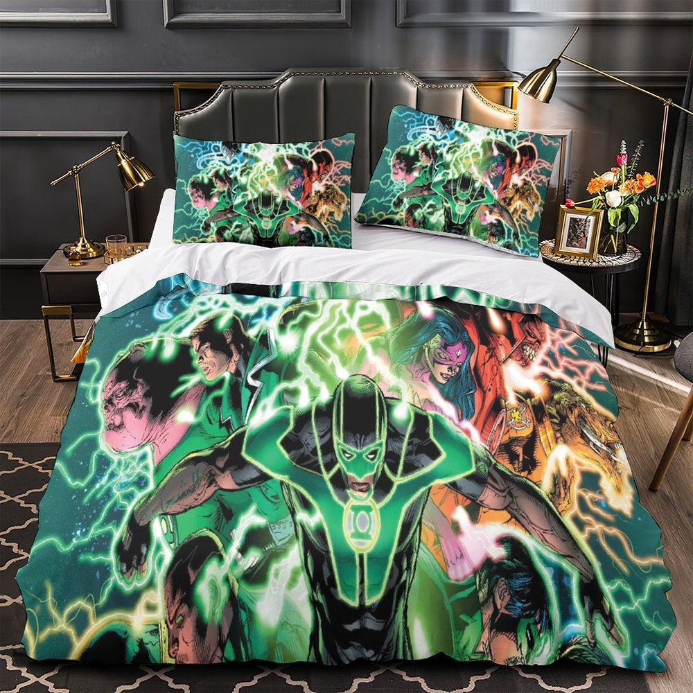 Green Lantern Duvet Cover Bedding Set Without Filler (ONLINE ORDER ONLY)