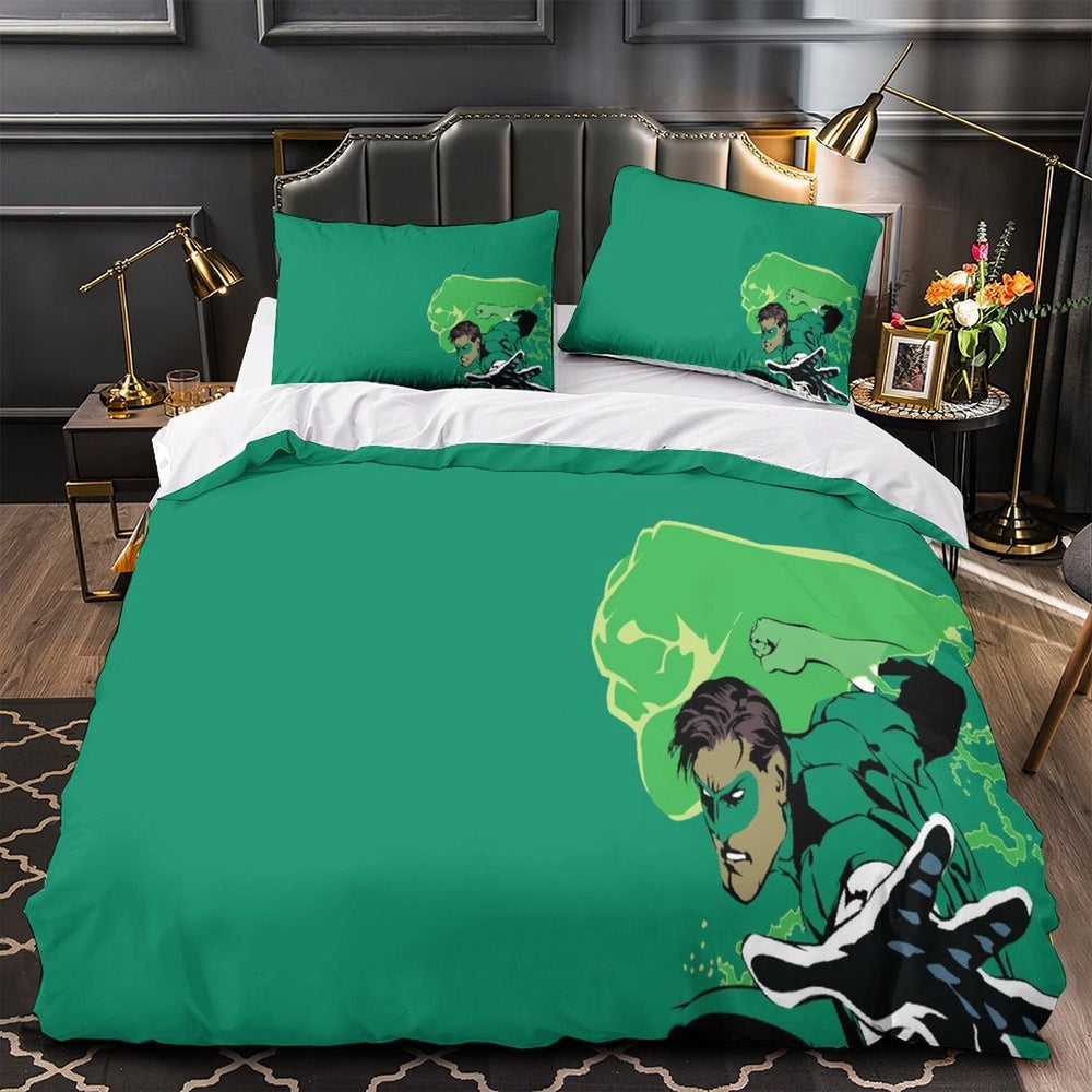 Green Lantern Duvet Cover Bedding Set Without Filler (ONLINE ORDER ONLY)