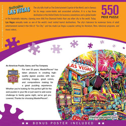 Greeting from Las Vegas 550 Piece Jigsaw Puzzle MasterPieces
