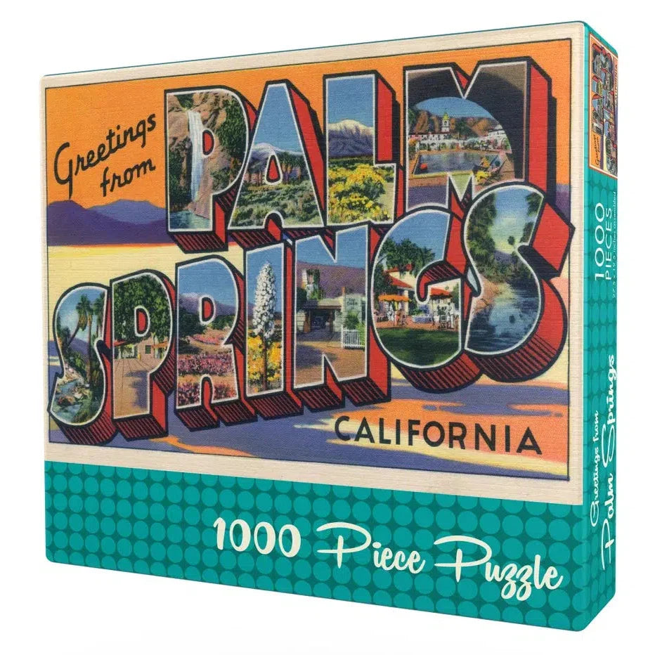 Greetings from Palm Springs 1000 Piece Jigsaw Puzzle Gibbs Smith (ONLINE ORDER ONLY)