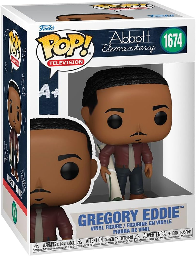Abbott Elementary Gregory Eddie Funko Pop! Vinyl Figure #1674 with Funko Protector (Online Order Only)
