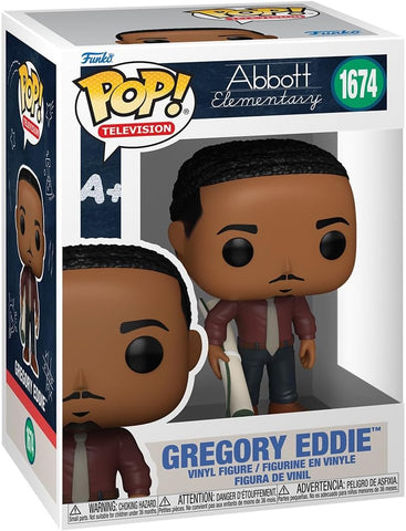 Abbott Elementary Gregory Eddie Funko Pop! Vinyl Figure #1674 with Funko Protector (Online Order Only)