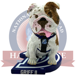 Griff II Drake Bulldogs Live Bulldog Bobbleheads (ONLINE ORDER ONLY)