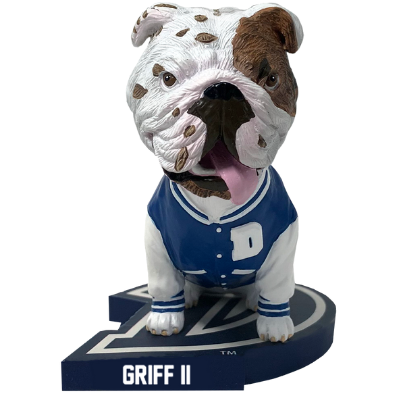 Griff II Drake Bulldogs Live Bulldog Bobbleheads (ONLINE ORDER ONLY)